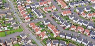 rows of houses