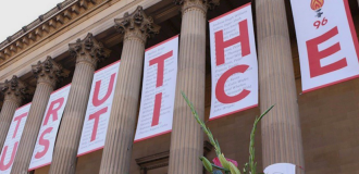 Truth and Justice banner