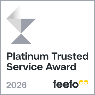 Feefo Platinum Trusted Award 2026