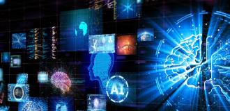 digital images of brains and computer screens