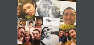 A collage of photos of Shaine Tester