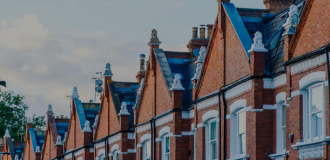 Houses in street