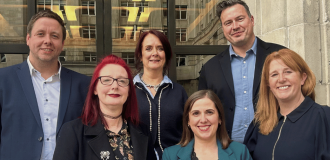 Chris Stone, Sarah McCarthy, Esther Leach, Claire Martini, John-Paul Dennis and Janet Jones