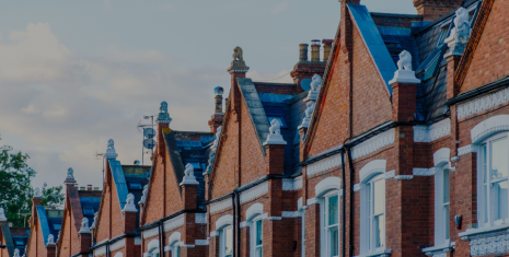 Houses in street