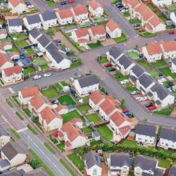 rows of houses